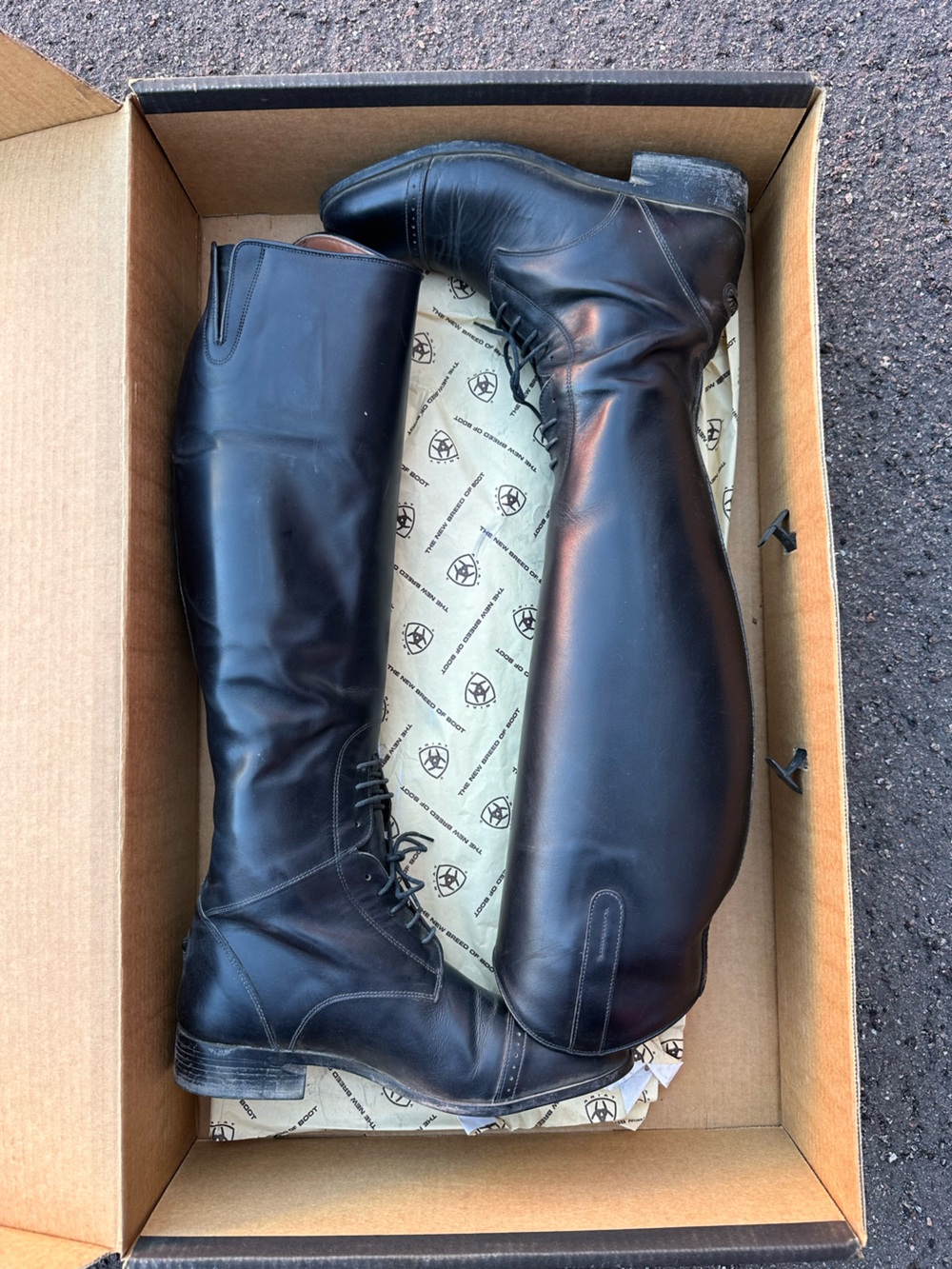 Ariat Leather Tall Field Riding Boots